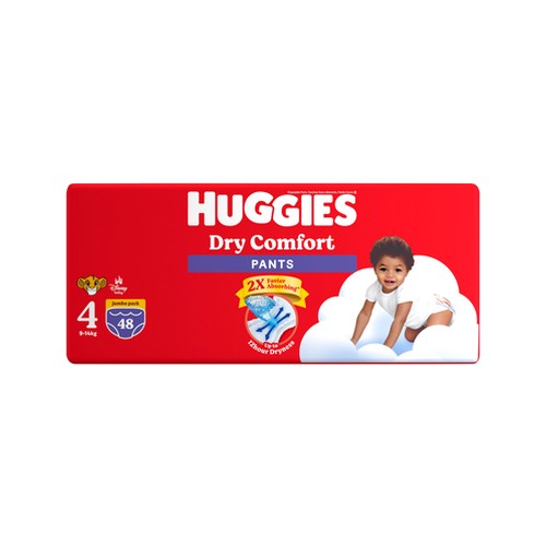 huggie dry comfort pants s4 48 jumbo pack