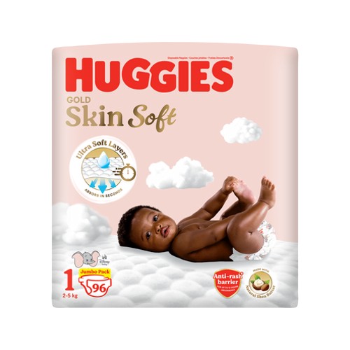 huggies gold size 1 jumbo pack 96 nappies