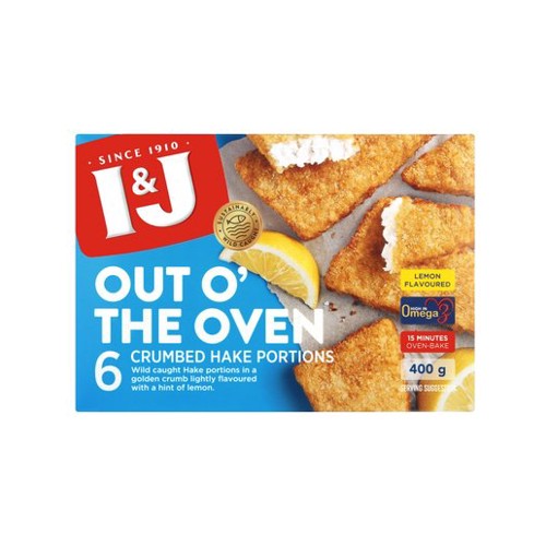 I&j Out O the Oven Lemon Hake 400g