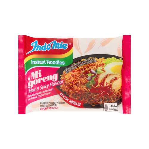 Indomie Instant Noodles Mi Goreng Hot & Spicy 80g