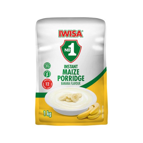 iwisa instant breakfast porridge banana 1kg