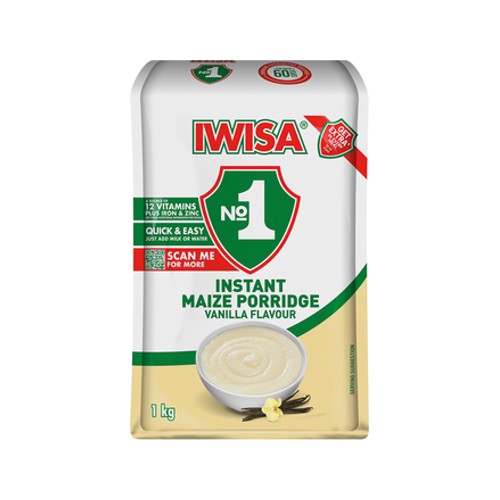 Iwisa Instant Porridge Vanilla 1kg
