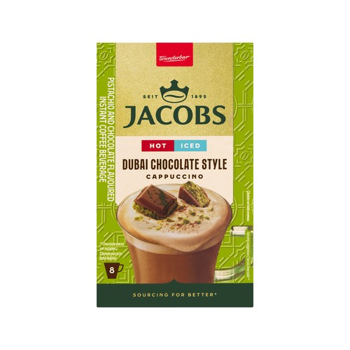 Jacobs Dubai Chocolate Cappuccino 8 x 19.5g