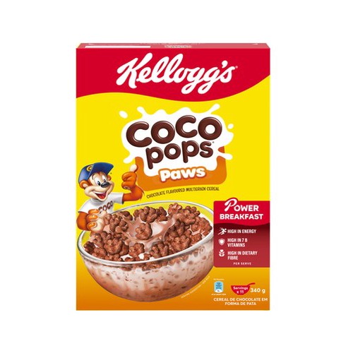 kelloggs coco pop cereal big 5 340g