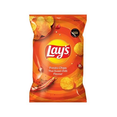 lays thai sweet chilli flavoured potato chips 120g