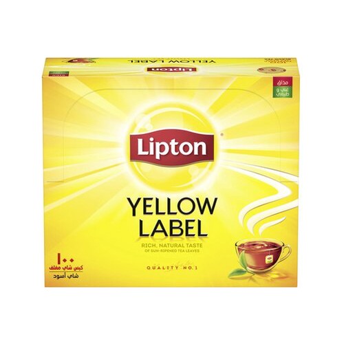 Lipton Tagged Tea Bags Black 100 Pack