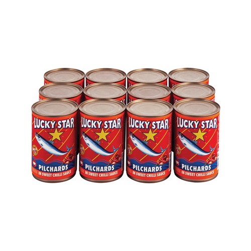 Lucky Star Pilchards in Sweet Chilli 400g x 12
