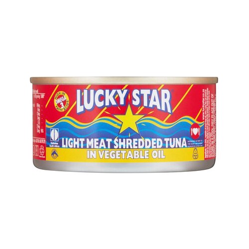 lucky star shredded tuna vegetable oil 170g