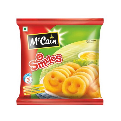 mccain potato smiles 450g