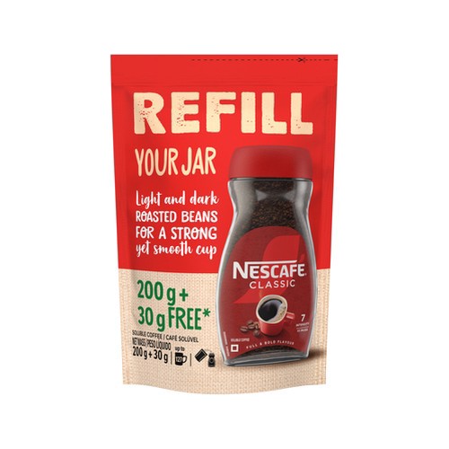nescafe classic instant coffee refill 230g