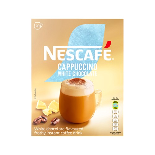 Nescafe White Chocolate Cappuccino Sachets 20 x 1.8g