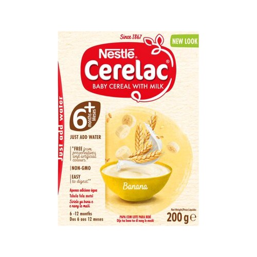 nestle cerelac banana stage 1 baby cereal 200g