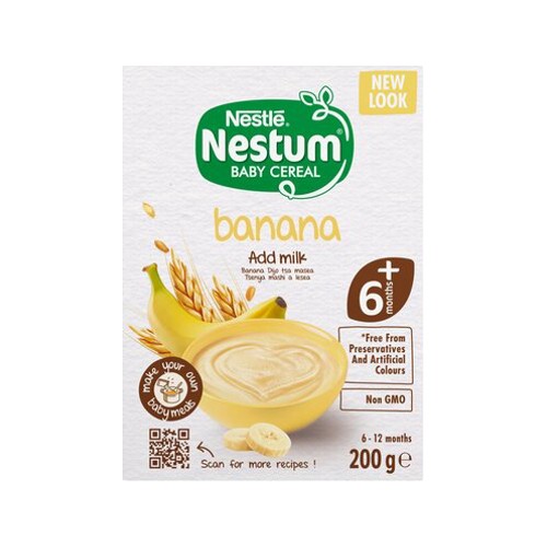 nestle nestum banana stage 1 baby cereal 200g