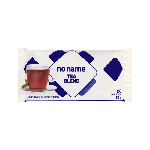 no name black tea 26 pack