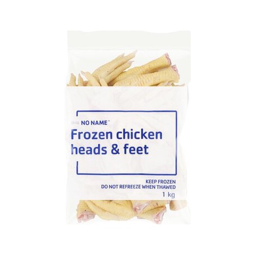 no name chicken heads & feet 1kg