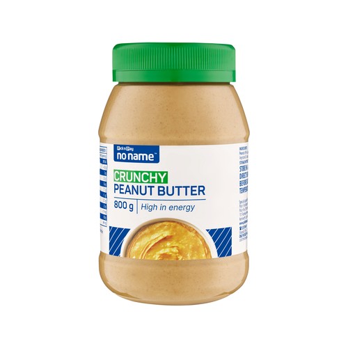 no name crunchy peanut butter 800g