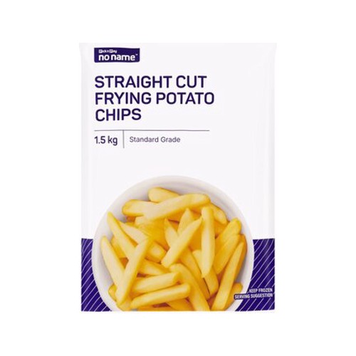 no name frozen straight cut potato chips 15kg