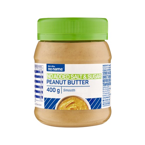 no name no added salt & sugar peanut butter 400g