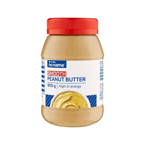 no name smooth peanut butter 800g