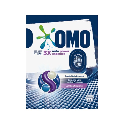 omo auto power capsules 294ml