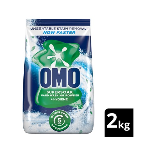 Omo Supersoak Hygiene Hand Washing Powder 2kg