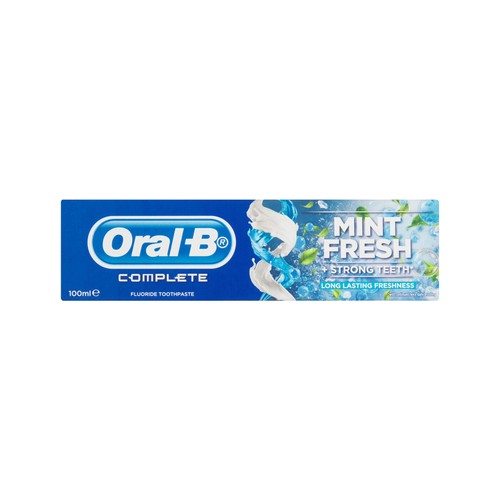 oral-b complete mint frest strong teeth toothpaste 100ml