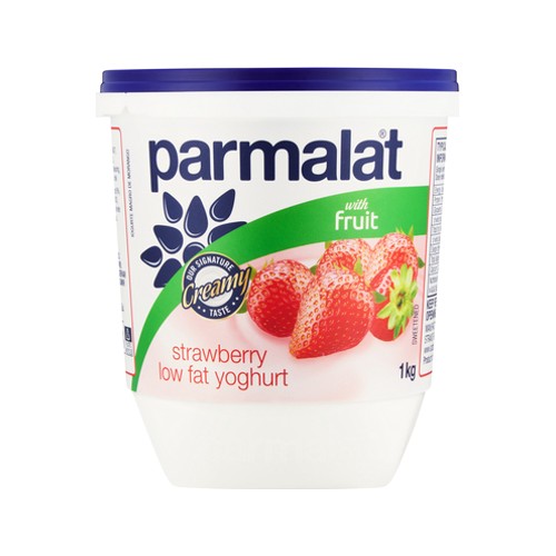 Parmalat Medium Fat Strawberry Yoghurt 1kg