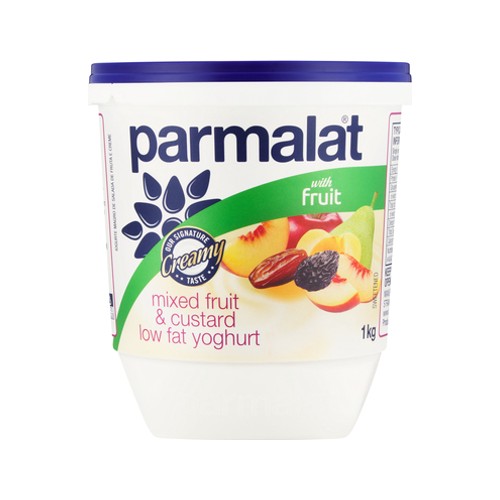 Parmalat Mixed Fruit & Custard Low Fat Yoghurt 1kg