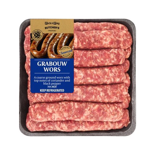 pnp bulk grabouw wors
