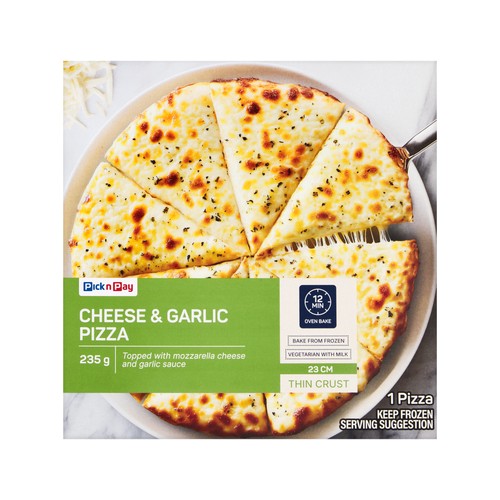 Pnp Cheese & Garlic Pizza 235g