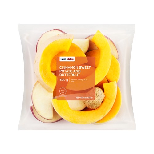 pnp cinnamon sweet potato & butternut 500g