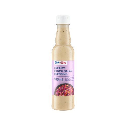Pnp Creamy Ranch Salad Dressing 315ml