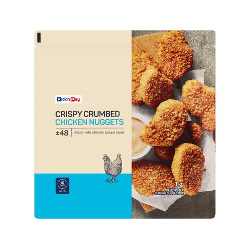 PnP Frozen Crispy Crumbed Chicken Nuggets 1kg