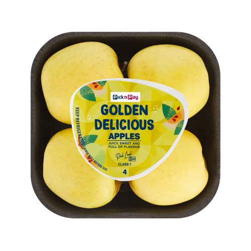 pnp golden delicious apples 4 pack