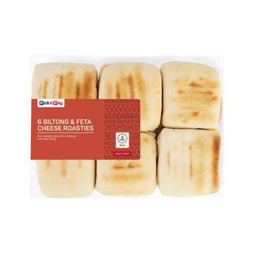 Pnp Lets Cook Braai Biltong & Feta Roastie 6 pack