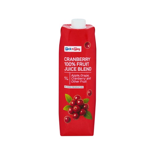 Pnp Long Life Cranberry Juice Prisma 1l