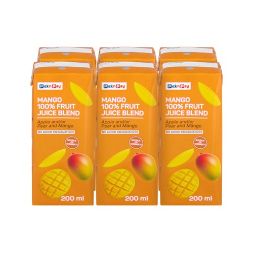 Pnp Long Life Mango Juice 200ml x 6