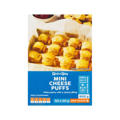 Pnp Mini Cheese Puffs 40 pack 800g