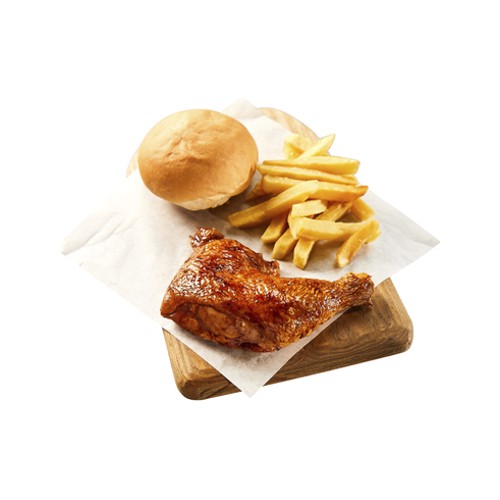 Pnp Quarter Chicken Chips & Roll