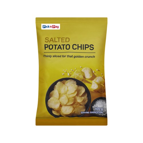 pnp salted potato chips 100g