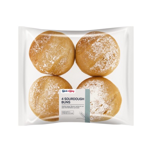 Pnp Sourdough Buns 4 pack