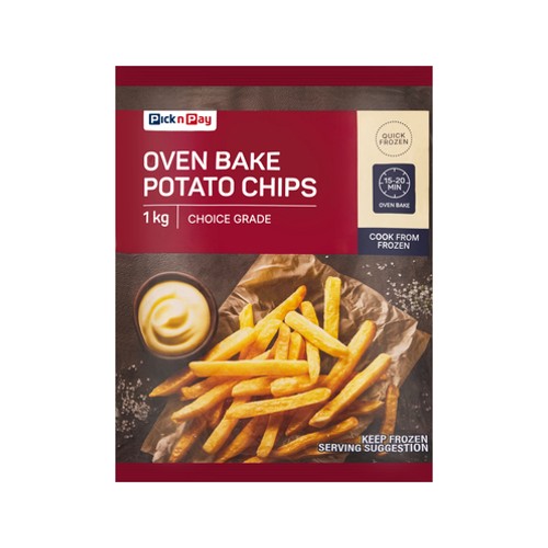 pnp straight cut oven potato chips 1kg
