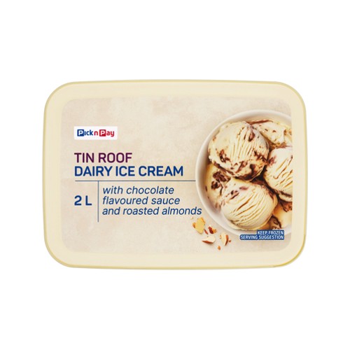 Pnp Tin Roof Dairy Ice Cream 2l