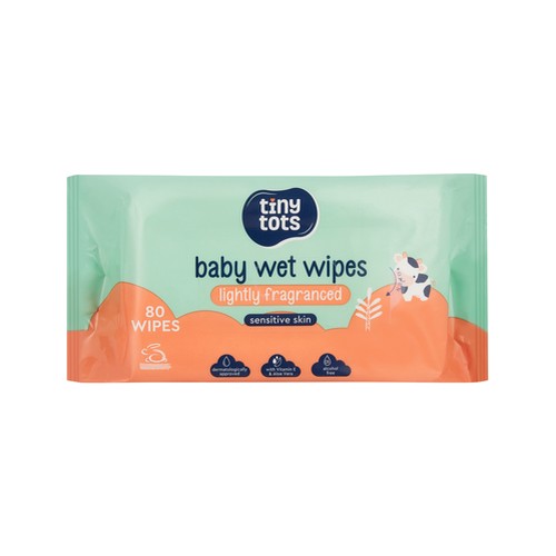 pnp tiny tots baby wet wipes fragranced 80s