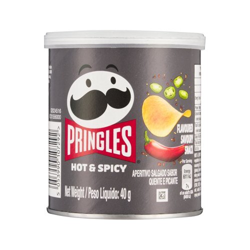 Pringles Hot & Spicy Potato Chips 40g