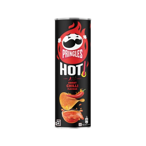 Pringles Hot Sweet Chilli Flavour Potato Chips 160g