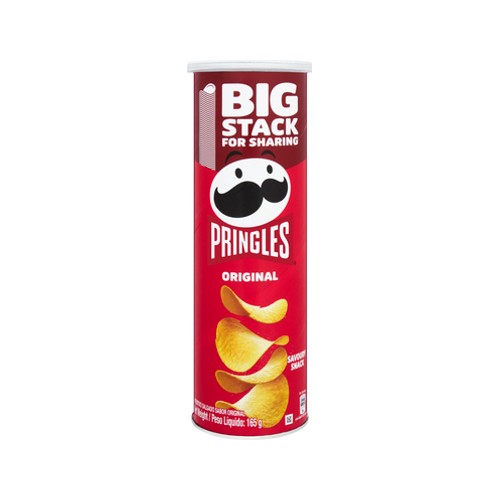 pringles original potato chips 165g