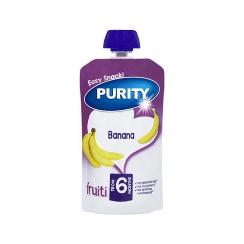 purity pouch banana 110ml from 6 months