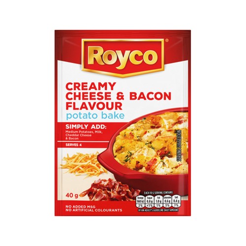 royco cheese & bacon potato bake 40g