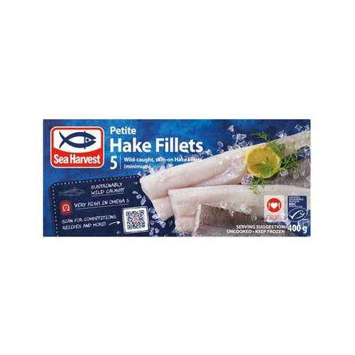 sea harvest petit hake fillets 400g